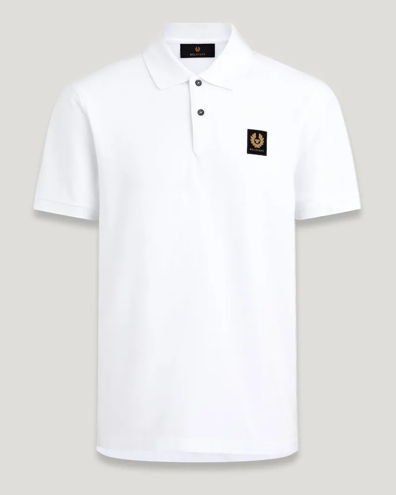 Belstaff Polohemd für Herren Cotton Pique Weiß XL 