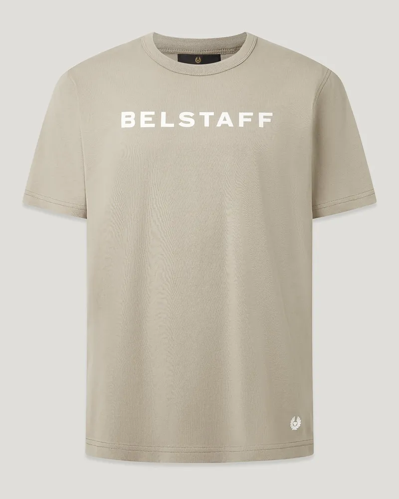 Belstaff Logo T-shirt für Herren Cotton Jersey Dunkelbraun 4XL 