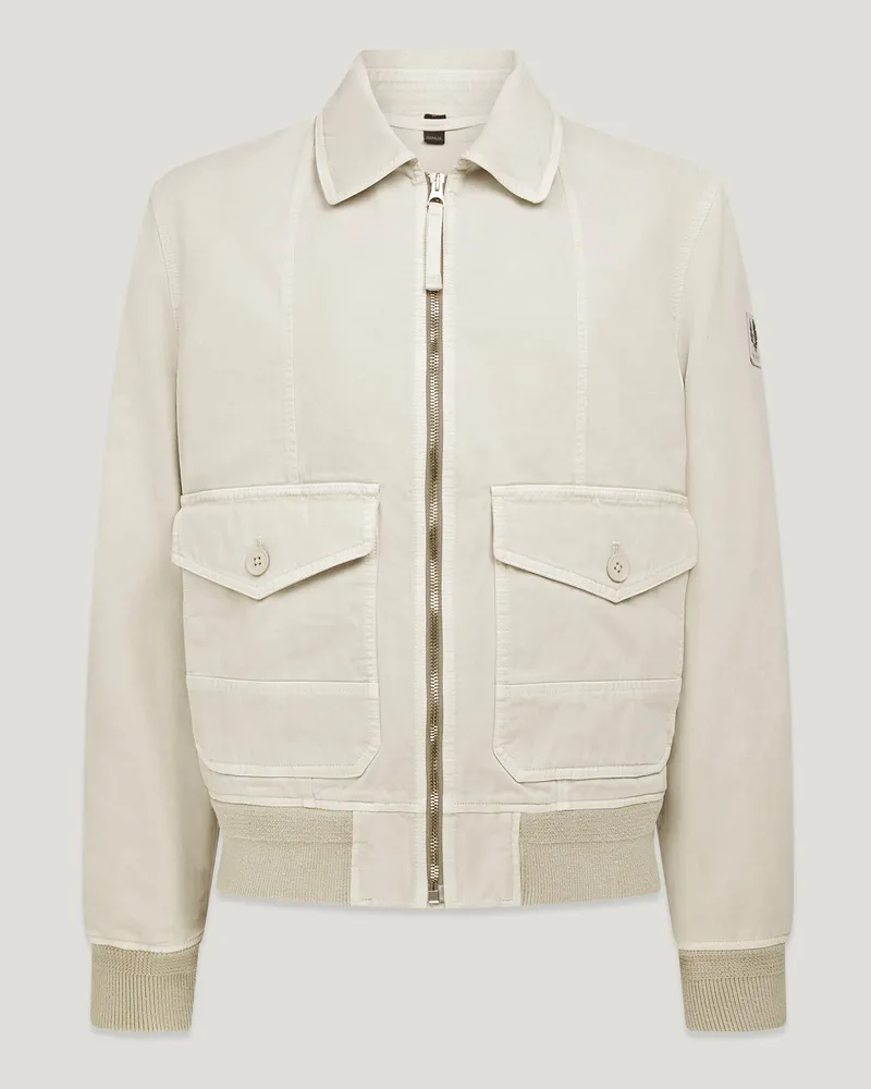 Belstaff Chartsman Jacke für Herren Cotton Sateen Steinbeige Steinbeige