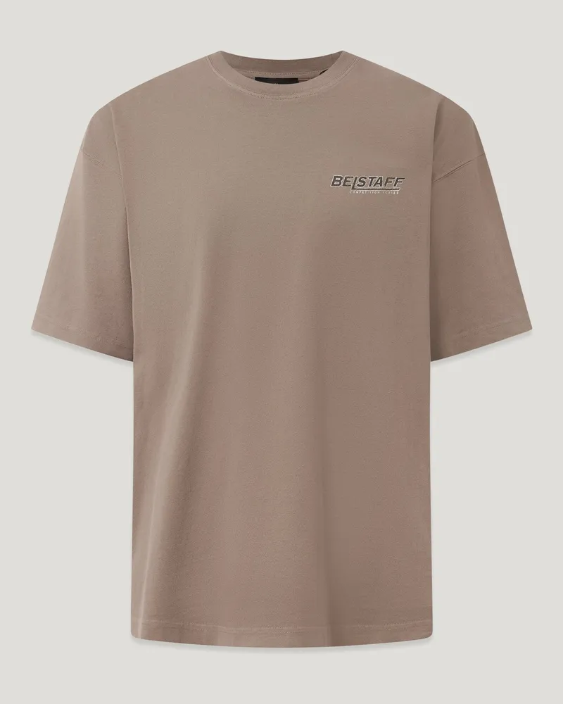 Belstaff Competition Momentum T-shirt Für Herren Spray Treatment Heavyweight Jersey Asphaltgrau Asphaltgrau