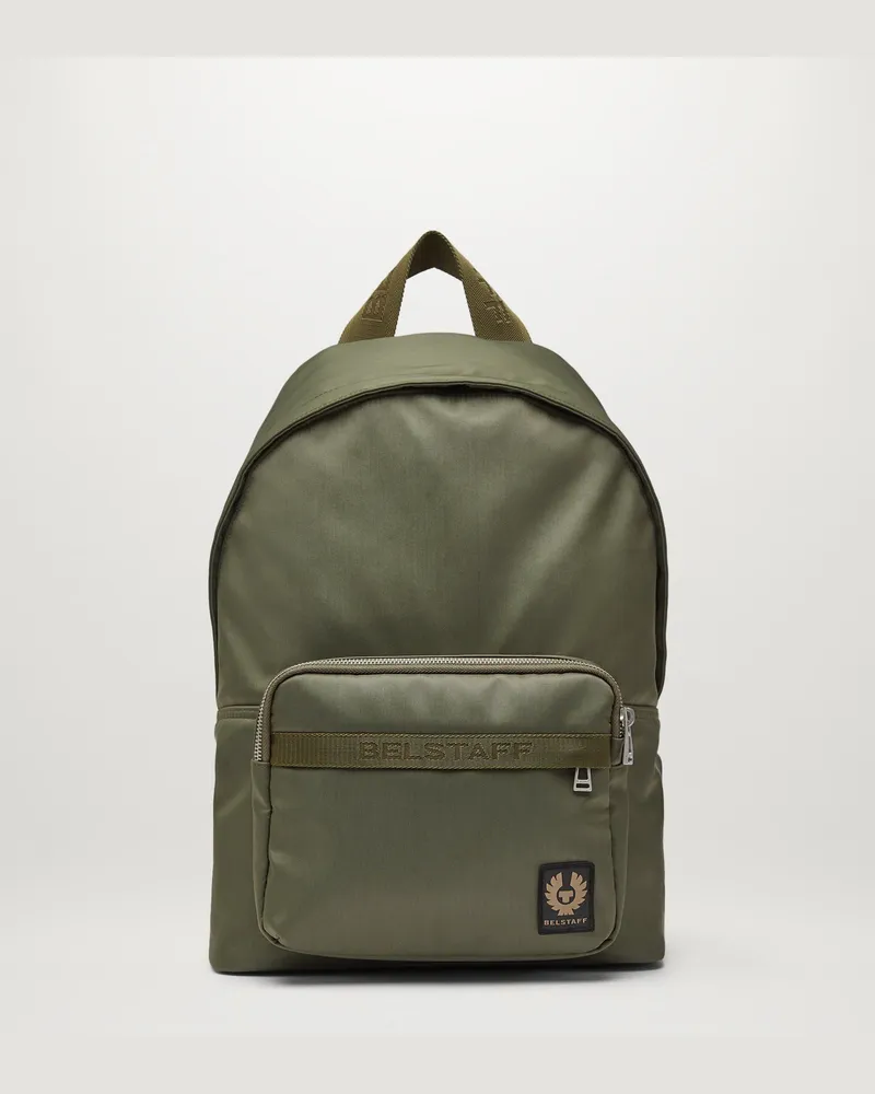 Belstaff Urban Rucksack für Herren Nylon Echtes Olivgrün Echtes