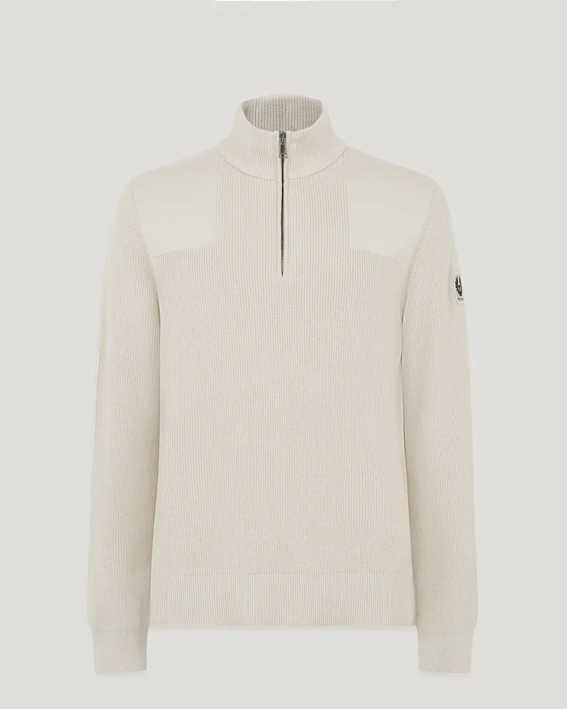 Belstaff Commander Troyer für Herren Organic Cotton Weiß XL 