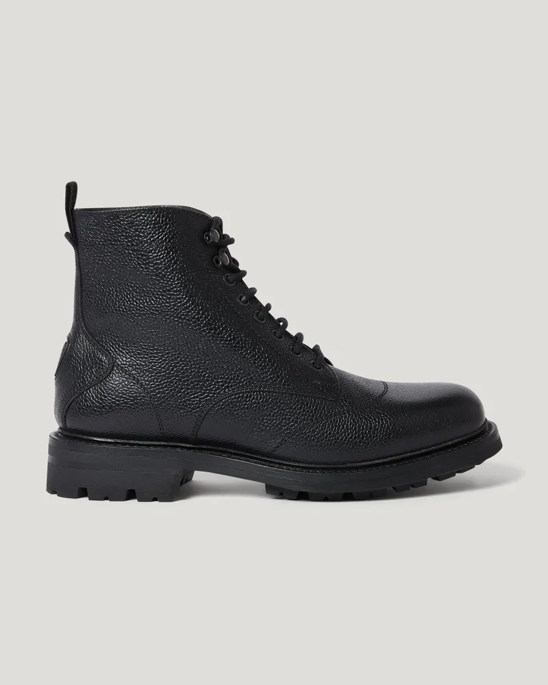 Belstaff Copeland Stiefel für Herren Grain Leather Schwarz Schwarz