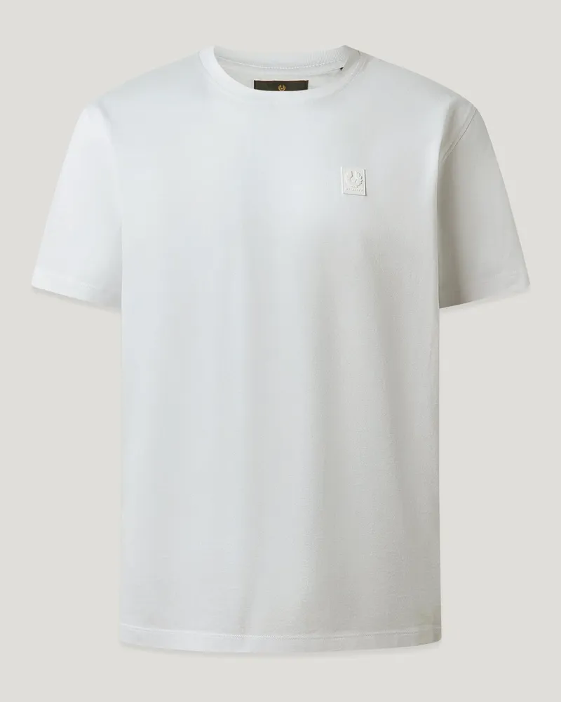 Belstaff Steel T-shirt für Herren Mercerised Cotton Weiß M 
