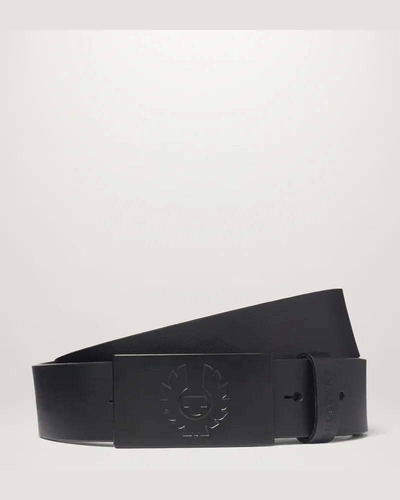 Belstaff Gürtel Mit Phönix-schnalle Calf Leather Schwarz/Schwarz Schwarz