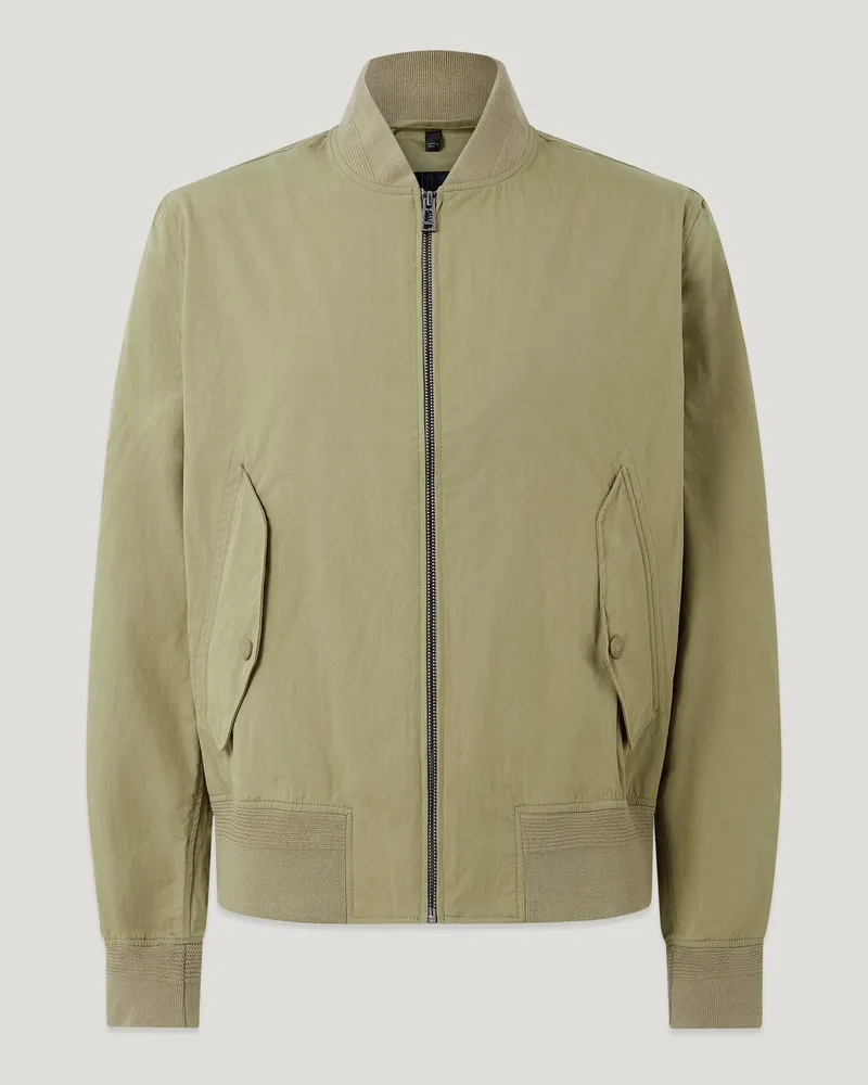 Belstaff Carrier Jacke für Herren Compact Technical Cotton Dunkelgrün S 