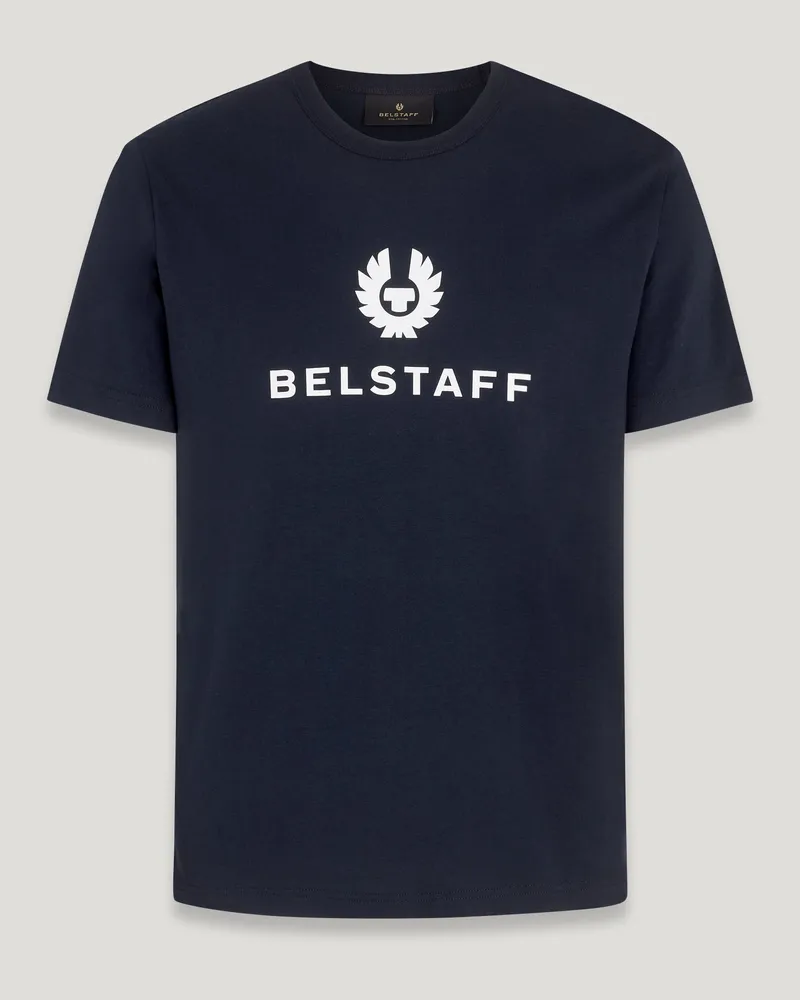 Belstaff Signature T-shirt für Herren Cotton Jersey Dunkles Tintenblau Dunkles