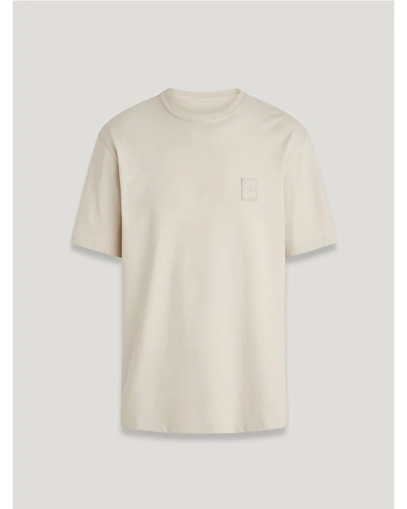 Belstaff Hockley T-shirt für Herren Heavy Cotton Jersey Mondstrahl Mondstrahl