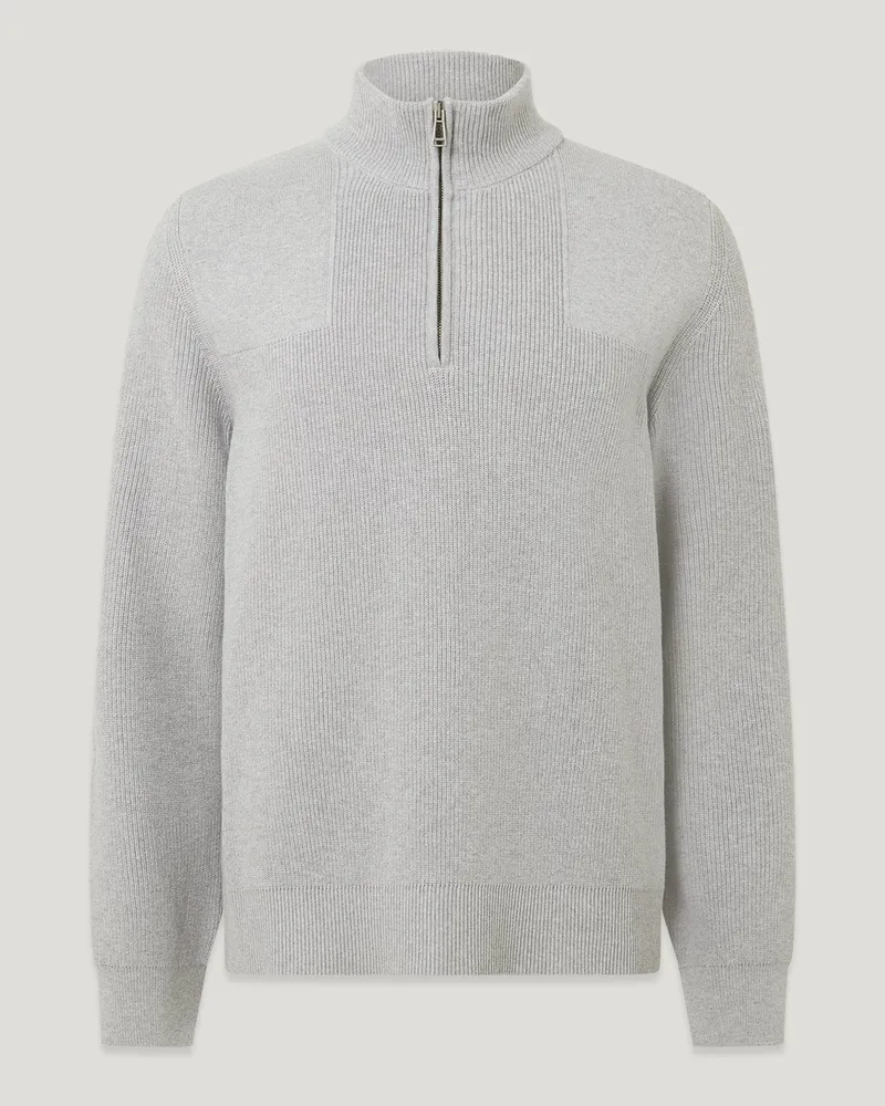 Belstaff Commander Troyer für Herren Organic Cotton Silbergrau XL 