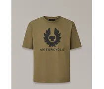 Motorrad Phoenix T-shirt für Herren Cotton Jersey  Olive