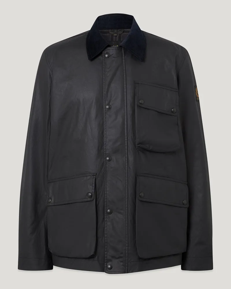 Belstaff Incline Jacke für Herren Waxed Cotton Marine M 
