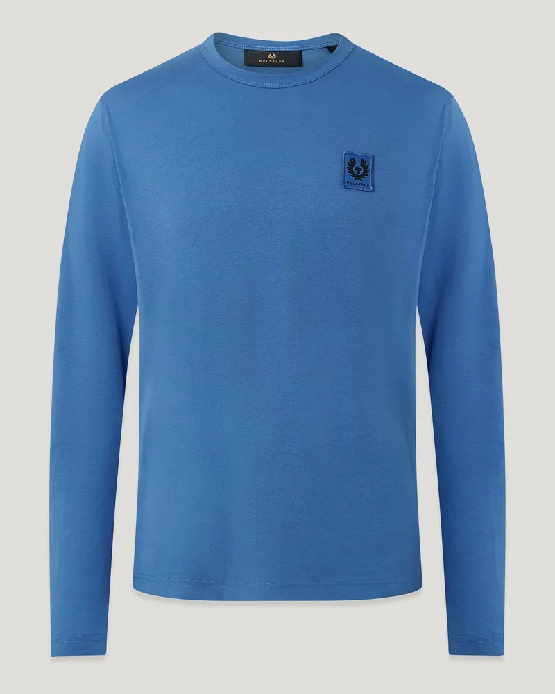 Belstaff Langarm-t-shirt für Herren Cotton Jersey Marine M 