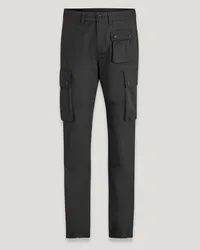 Belstaff Trialmaster Cargohose für Herren Cotton Blend Gabardine  32 Black