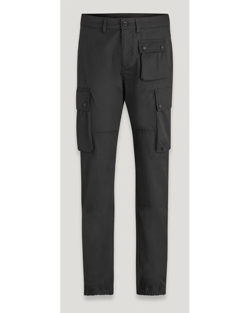 Belstaff Trialmaster Cargohose für Herren Cotton Blend Gabardine  32 Black