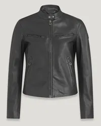 Belstaff Pine Jacke für Damen Cheviot Leather Black