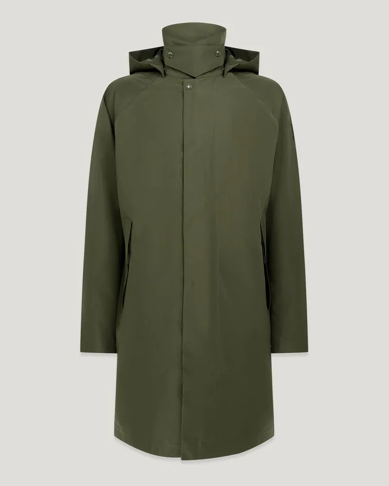 Belstaff Force Mantel für Herren Tri Tech Shell Verblasstes Olivgrün Verblasstes