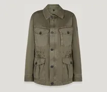 Cs60 Feldjacke Cotton Sateen Militärgrün