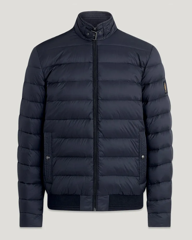 Belstaff Circuit Jacke Für Herren Daunengefülltes Nylon Dunkles Tintenblau Dunkles