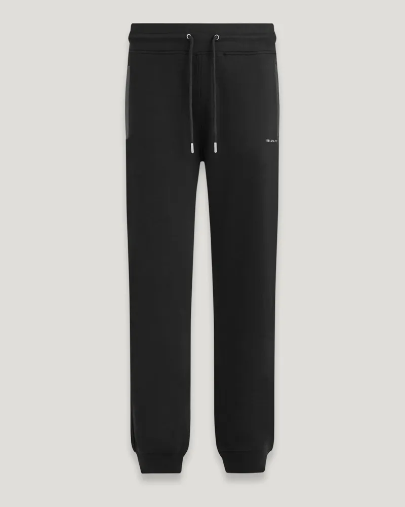 Belstaff Alloy Trainingshose für Herren Cotton Fleece Schwarz Schwarz