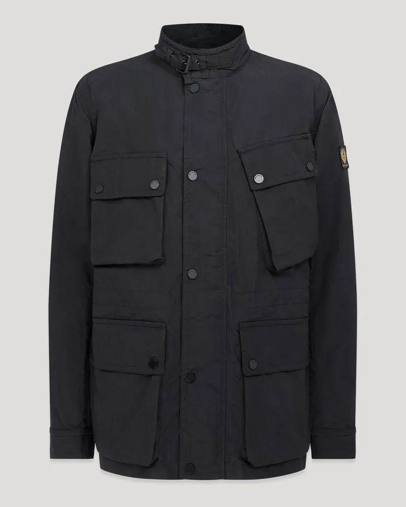 Belstaff Service Fieldmaster Jacke für Herren Delta Ripstop Schwarz Schwarz