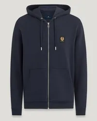 Belstaff Hoodie Mit Durchgehendem Reißverschluss Cotton Fleece  M Dark