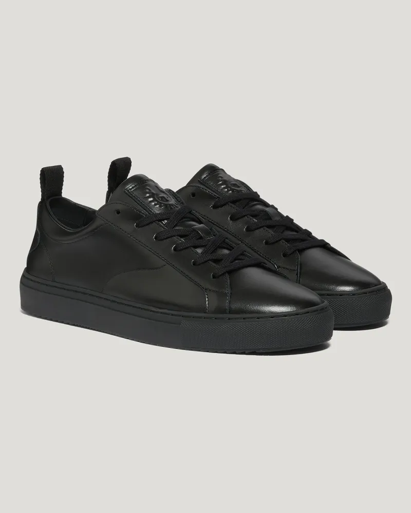 Belstaff Fleming Sneaker für Herren Nappa Leather Schwarz Schwarz