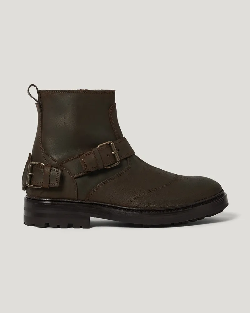 Belstaff Trialmaster Stiefel für Herren Smooth Leather Dunkelbraun Dunkelbraun