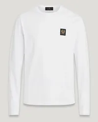 Belstaff Langarm-t-shirt Cotton Jersey  S White