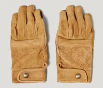 Montgomery Motorradhandschuhe Unisex's Goatskin Suede Sand