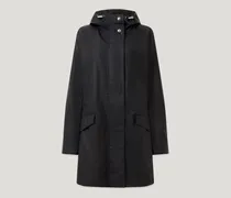 Clancy Parka für Damen Waxed Cotton Mittelblau