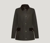 Burghley Jacke für Damen Waxed Cotton Grün