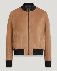 Belstaff Centenary Bomberjacke für Damen Nappa Backed Suede British