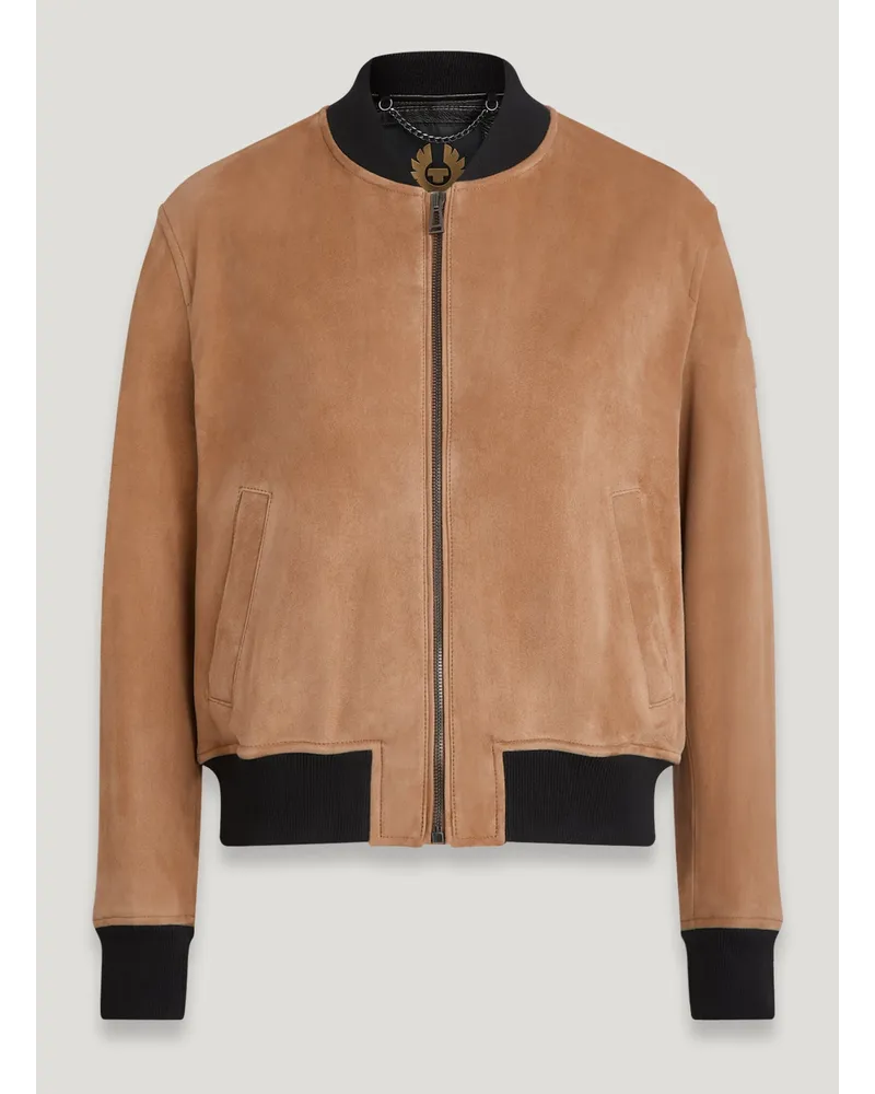 Belstaff Centenary Bomberjacke für Damen Nappa Backed Suede British