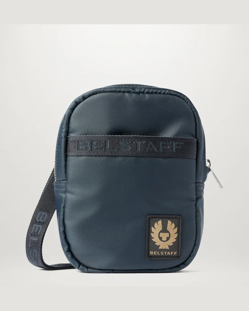 Belstaff Street Tasche Nylon Dunkles Tintenblau Dunkles