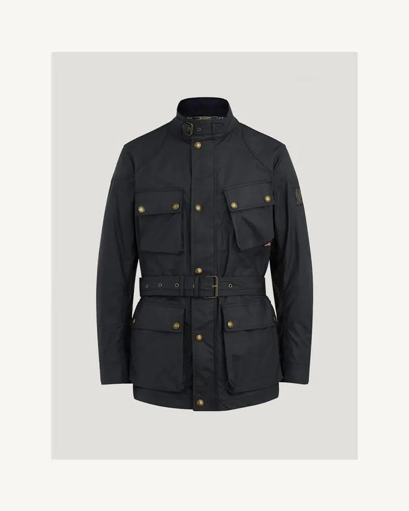 Belstaff Trialmaster Jacke für Herren Waxed Cotton Dunkles Marineblau Dunkles
