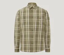 Fleet Hemd für Herren Cotton Check Dunkelgrün