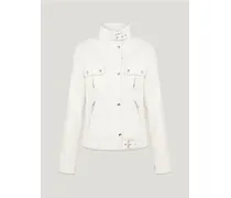 Gangster Jacke für Damen Matt Nappa Natur