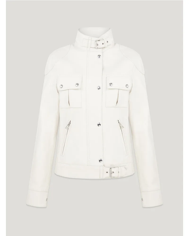 Belstaff Gangster Jacke für Damen Matt Nappa Natur Natur