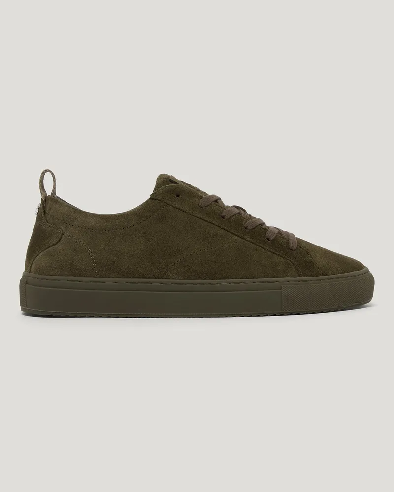 Belstaff Fleming Sneaker für Herren Suede Olivgrün Olivgrün