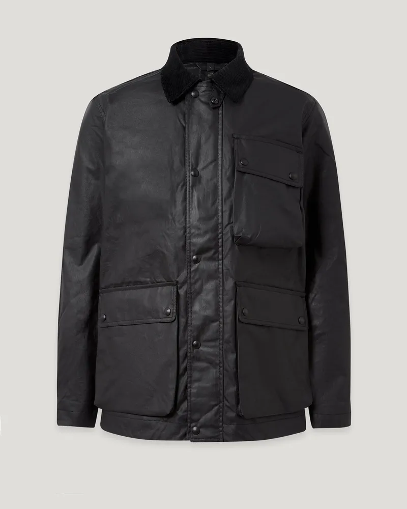 Belstaff Incline Jacke für Herren Waxed Cotton Schwarz 2XL 
