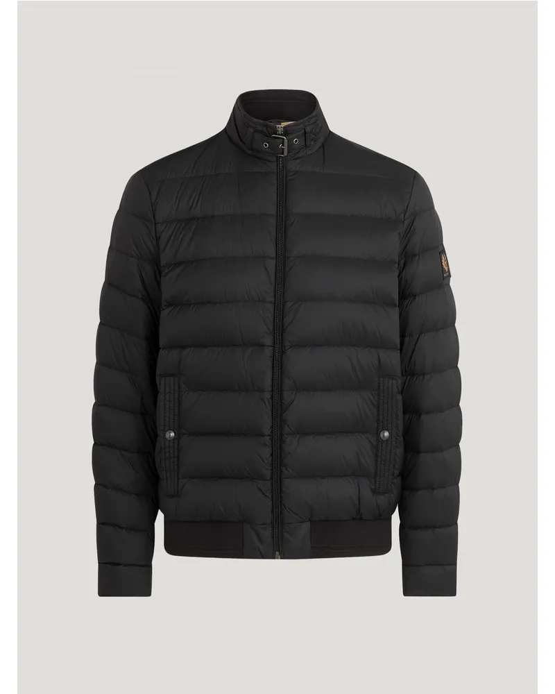 Belstaff Circuit Jacke für Herren Down Filled Nylon Schwarz Schwarz