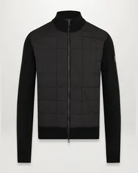 Belstaff Kelbrook Zip Cardigan für Herren Merino Wool  S Black