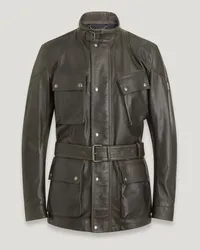 Belstaff Legacy Trialmaster Panther Jacke für Herren Hand Waxed Leather Dark