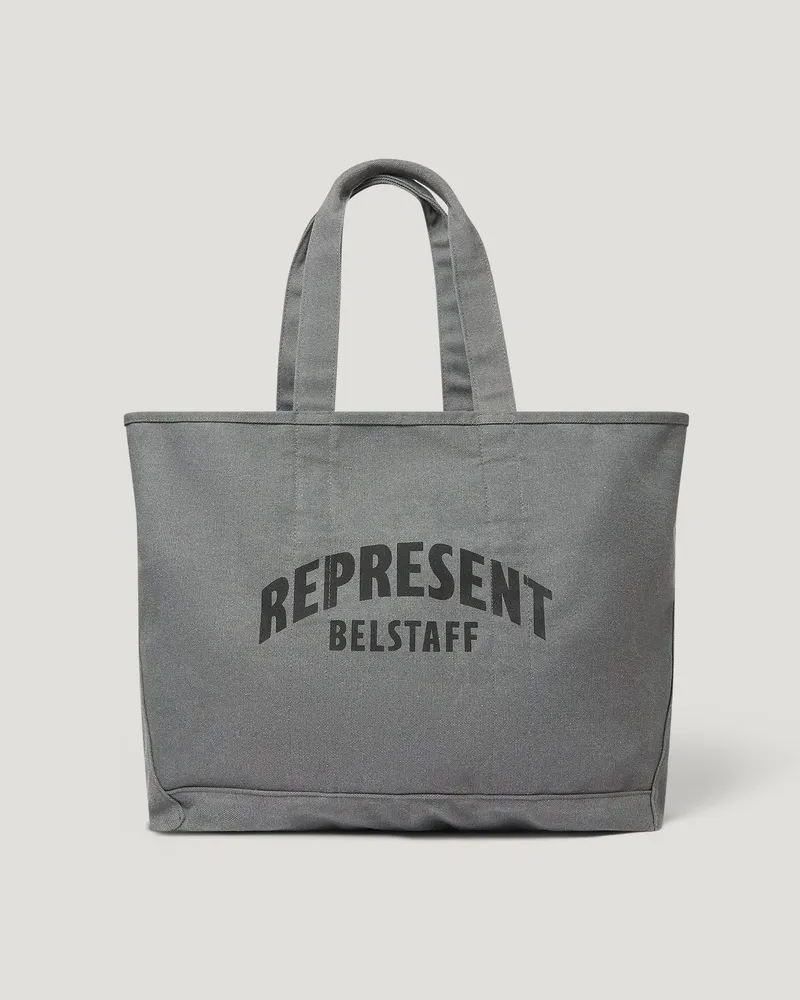 Belstaff X Represent Tasche Aus Webstoff Cotton Schattengrau Schattengrau