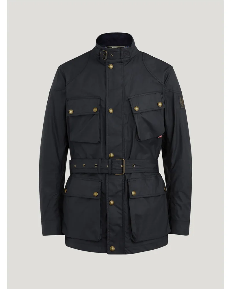 Belstaff Trialmaster Jacke für Herren Waxed Cotton Grün 58 