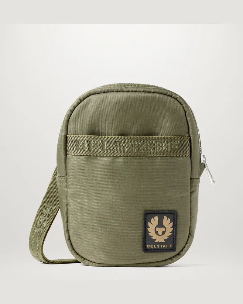 Belstaff Street Tasche Nylon Echtes Olivgrün Echtes
