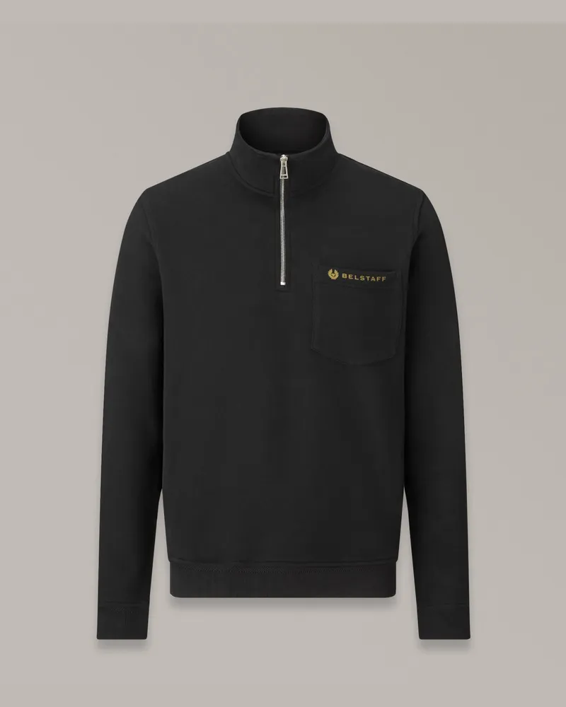 Belstaff Troyer Aus Jersey für Herren Cotton Fleece Schwarz Schwarz