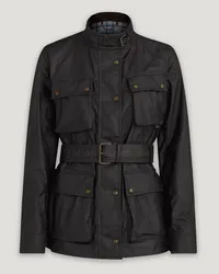 Belstaff Trialmaster Jacke für Damen Waxed Cotton Black