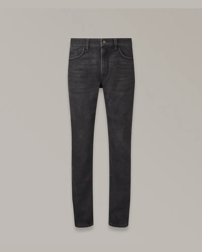 Belstaff Poplar Motorradjeans für Herren Cotton & Cordura Blend Verwaschenes Schwarz Verwaschenes