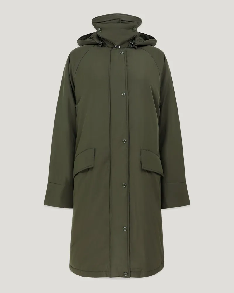 Belstaff Pontoon Mantel für Damen Source Primaloft Verblasstes Olivgrün Verblasstes